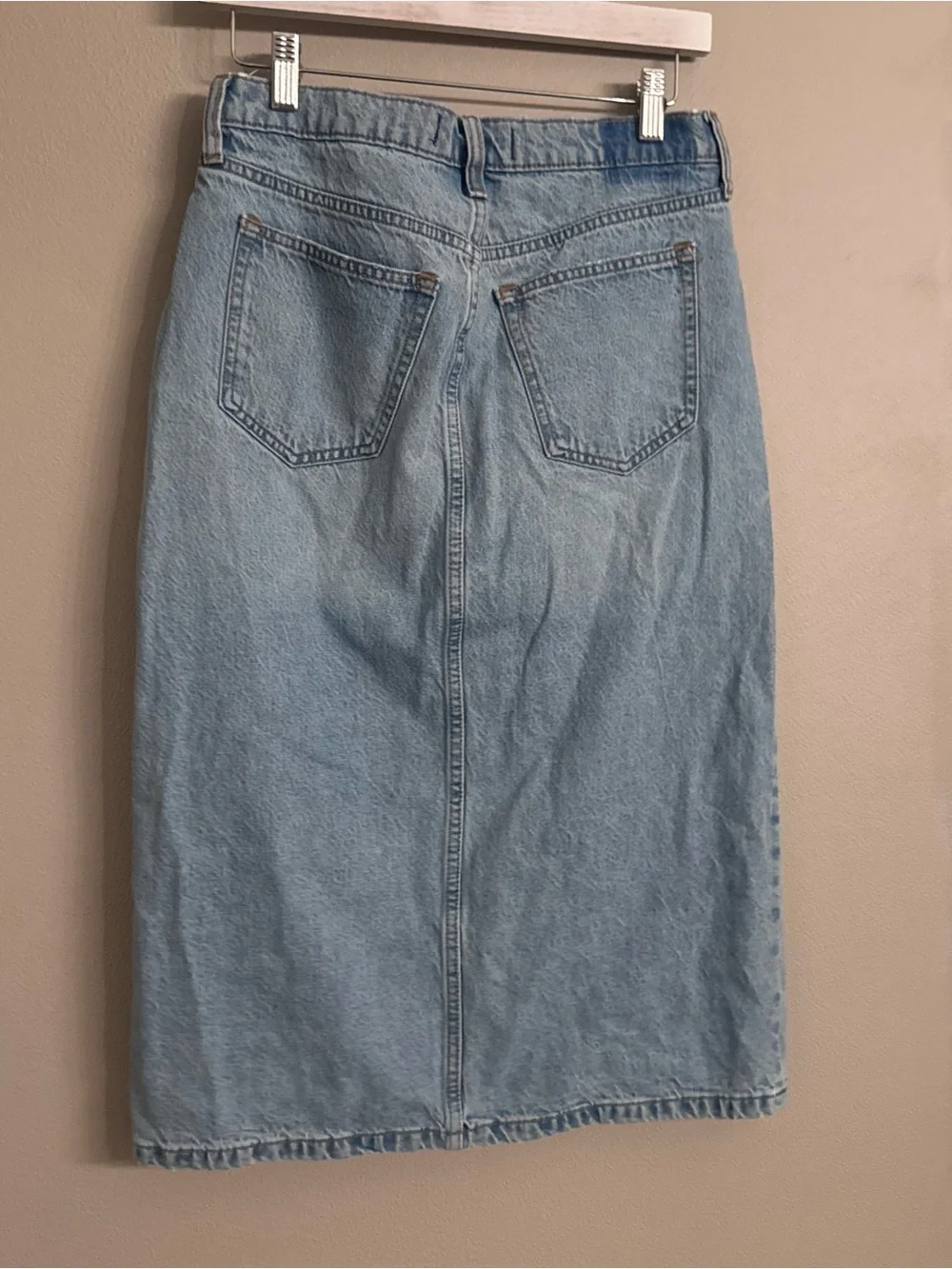 ABERCROMBIE Denim Midi Skirt
